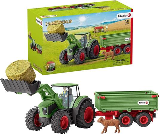 Trattore Con Rimorchio Schleich (42379)