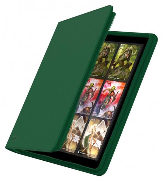 Ultimate Guard 12-Pocket QuadRow ZipFolio XenoSkin Green - 3