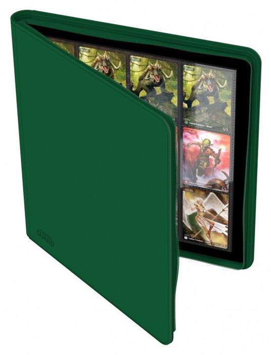 Ultimate Guard 12-Pocket QuadRow ZipFolio XenoSkin Green - 6