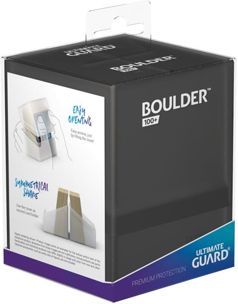 Ultimate Guard Boulder Deck Case 100+ Standard Size Onyx - 5