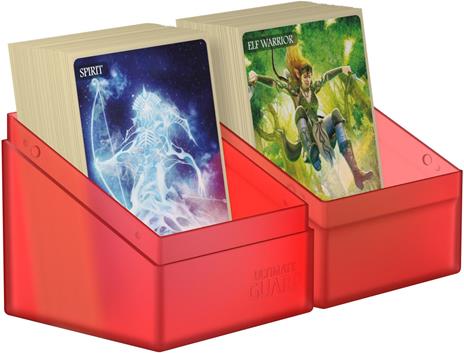 Ultimate Guard Boulder Deck Case 100+ Standard Size Ruby - 4