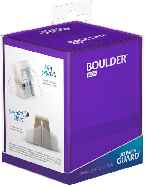 Ultimate Guard Boulder Deck Case 100+ Standard Size Amethyst - 5