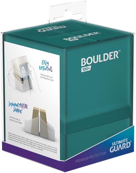 Ultimate Guard Boulder Deck Case 100+ Standard Size Malachite - 5