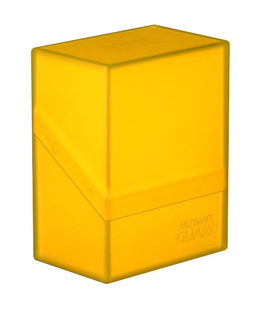 Ultimate Guard Boulder Deck Case 60+ Standard Size Amber Ultimate Guard