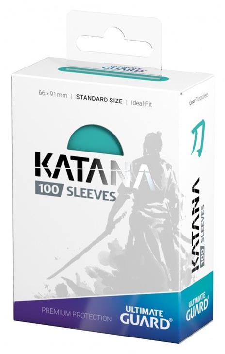 Ultimate Guard Katana Sleeves Standard Size Turquoise (100) - 5