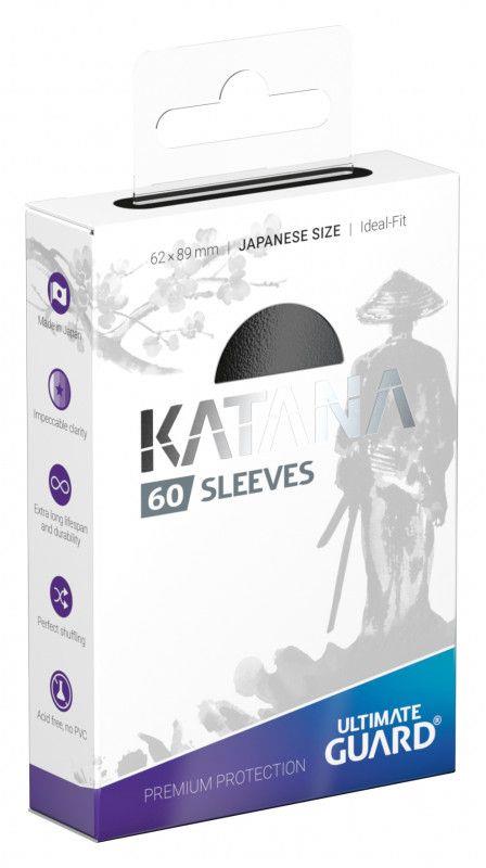 Ultimate Guard Katana Sleeves Japanese Size Black (60)
