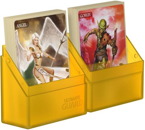 Ultimate Guard Boulder Deck Case 40+ Standard Size Amber Ultimate Guard - 4