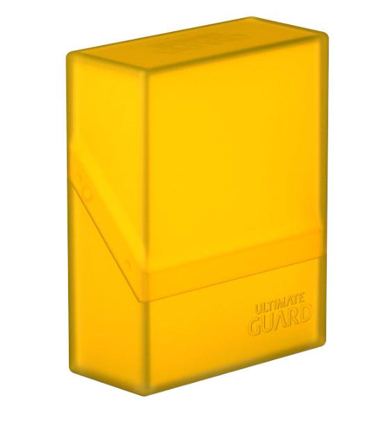 Ultimate Guard Boulder Deck Case 40+ Standard Size Amber Ultimate Guard