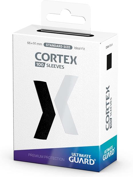 Ultimate Guard Cortex Sleeves Standard Size Black (100) Ultimate Guard - 3