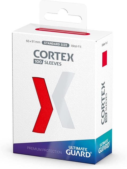 Ultimate Guard Cortex Sleeves Standard Size Red (100) Ultimate Guard - 3