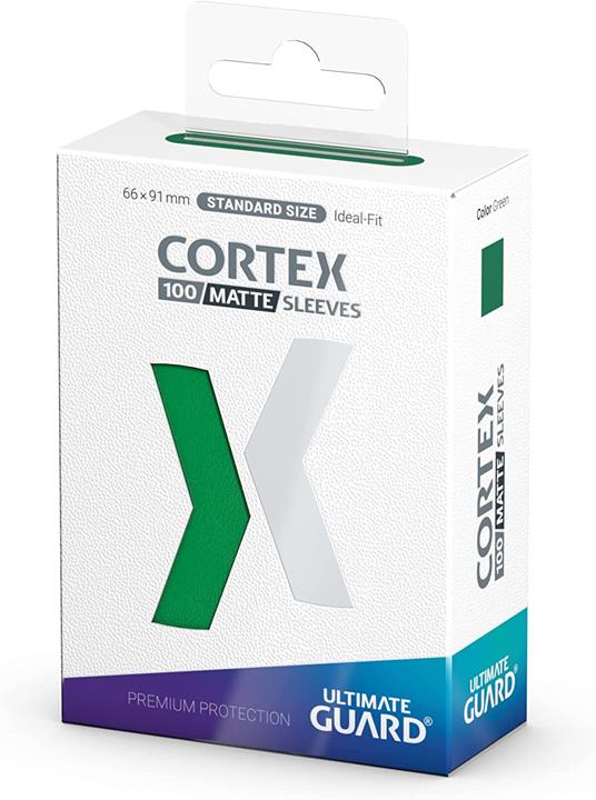 Ultimate Guard Cortex Sleeves Standard Size Matte Green (100) Ultimate Guard - 3