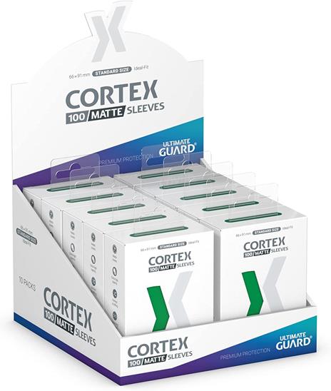 Ultimate Guard Cortex Sleeves Standard Size Matte Green (100) Ultimate Guard - 5