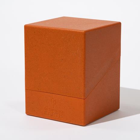 Ultimate Guard Return To Earth Boulder Deck Case 100+ Standard Size Orange Ultimate Guard