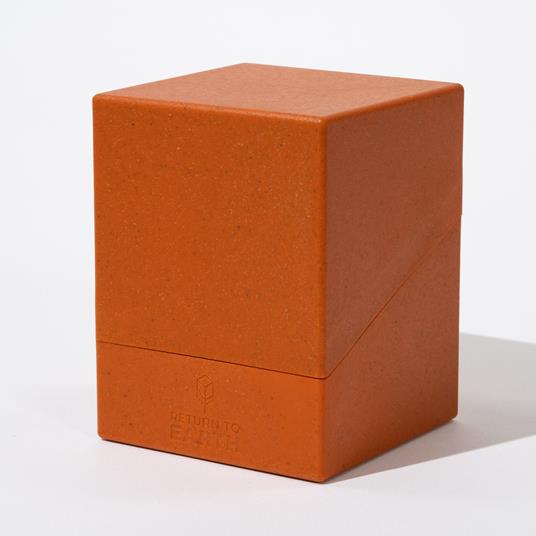 Ultimate Guard Return To Earth Boulder Deck Case 100+ Standard Size Orange Ultimate Guard