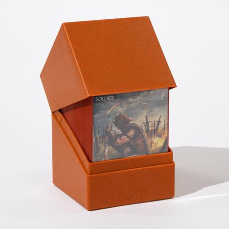 Ultimate Guard Return To Earth Boulder Deck Case 100+ Standard Size Orange Ultimate Guard - 3