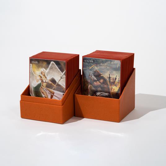 Ultimate Guard Return To Earth Boulder Deck Case 100+ Standard Size Orange Ultimate Guard - 5