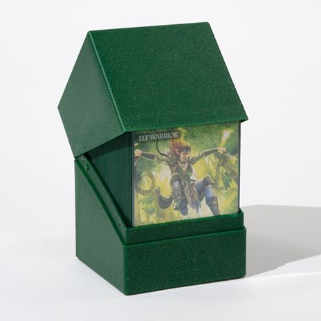 Ultimate Guard Return To Earth Boulder Deck Case 100+ Standard Size Green Ultimate Guard - 3