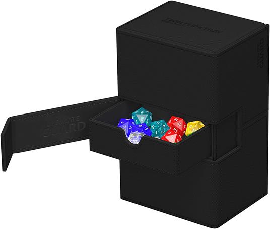 Ultimate Guard Twin Flip`n`Tray 160+ XenoSkin Monocolor Black Ultimate Guard - 3
