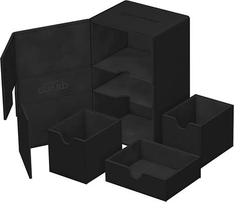 Ultimate Guard Twin Flip`n`Tray 160+ XenoSkin Monocolor Black Ultimate Guard - 6