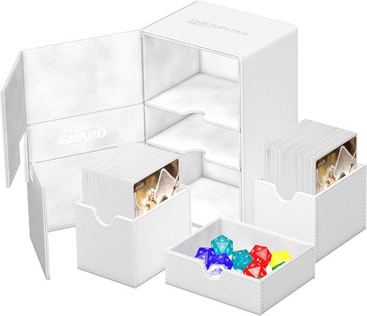 Ultimate Guard Twin Flip`n`Tray 160+ XenoSkin Monocolor White Ultimate Guard - 5