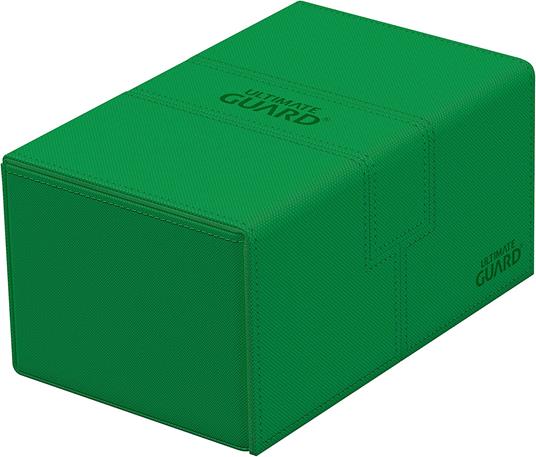 Ultimate Guard Twin Flip`n`Tray 160+ XenoSkin Monocolor Green Ultimate Guard