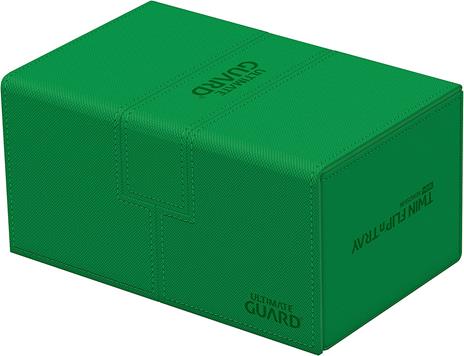 Ultimate Guard Twin Flip`n`Tray 160+ XenoSkin Monocolor Green Ultimate Guard - 2