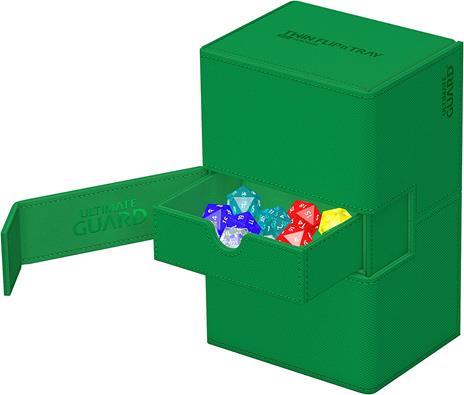 Ultimate Guard Twin Flip`n`Tray 160+ XenoSkin Monocolor Green Ultimate Guard - 3