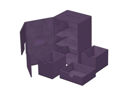 Ultimate Guard Twin Flip`n`Tray 160+ XenoSkin Monocolor Purple Ultimate Guard
