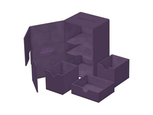 Ultimate Guard Twin Flip`n`Tray 160+ XenoSkin Monocolor Purple Ultimate Guard