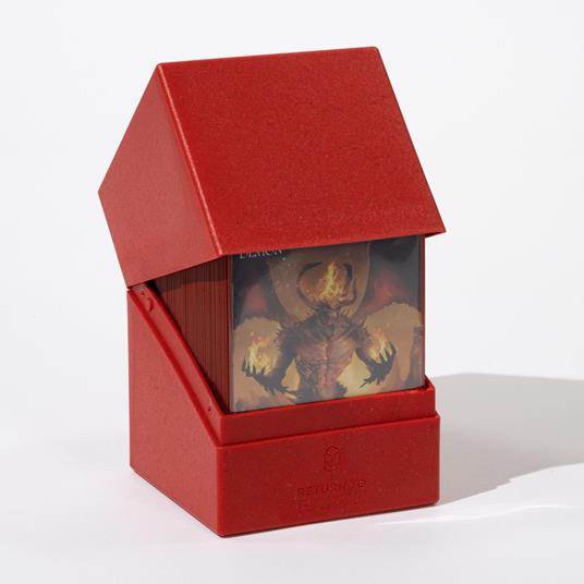 Ultimate Guard Return To Earth Boulder Deck Case 100+ Standard Size Red Ultimate Guard - 3