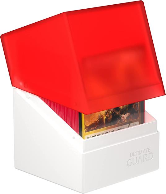 Ultimate Guard Boulder Deck Case 100+ SYNERGY Red/White Ultimate Guard - 2