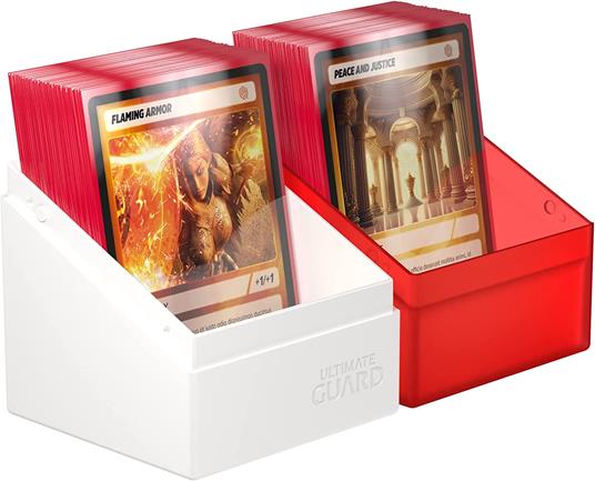 Ultimate Guard Boulder Deck Case 100+ SYNERGY Red/White Ultimate Guard - 5