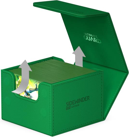 Ultimate Guard Sidewinder 133+ XenoSkin Monocolor Green Ultimate Guard - 4