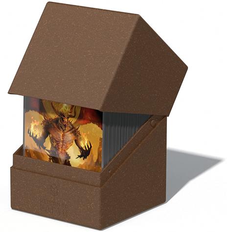 Ultimate Guard Return To Earth Boulder Deck Case 100+ Standard Size Brown Ultimate Guard - 5