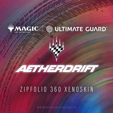 Ultimate Guard - Zipfolio 360 Xenoskin - Magic The Gathering "Aetherdrift" - Design 2 - 2