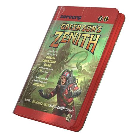 Ultimate Guard - Zipfolio 360 Xenoskin Magic: The Gathering "Edge of Eternities" Green Sun’s Zenith
