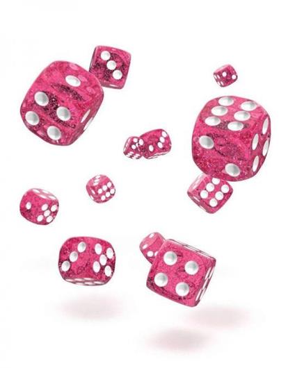Oakie Doakie Dice D6 Dice 12 Mm Speckled - Pink (36) Oakie Doakie Dice