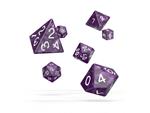 Oakie Doakie Dice RPG Set Marble - Purple (7) Oakie Doakie Dice