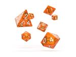 Oakie Doakie Dice RPG Set Translucent - Orange (7) Oakie Doakie Dice