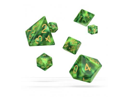 Oakie Doakie Dice RPG Set Gemidice - Jungle (7) Oakie Doakie Dice