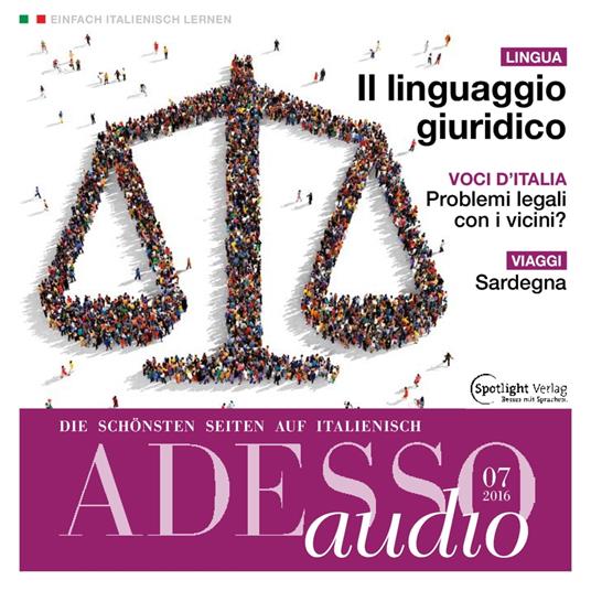Italienisch lernen Audio - Recht und Sprache