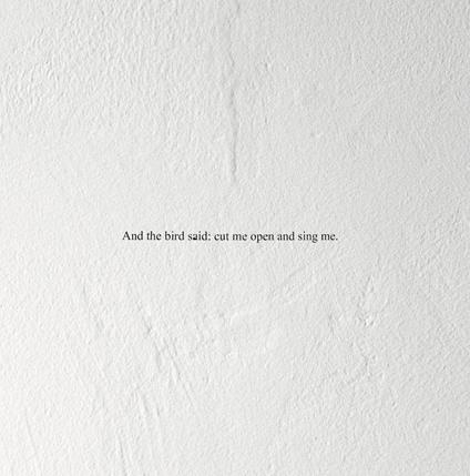 And the Bird Said. Cut Me Open and Sing - CD Audio di Prairie