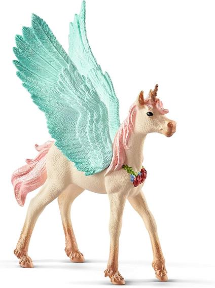 Decorated unicorn pegasus foal