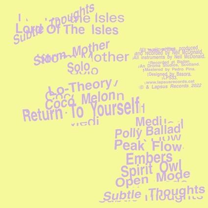 Subtle Thoughts - Vinile LP di Lord of the Isles