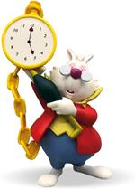 Bullyland 11402 - Figura giocattolo Walt Disney Alice nel paese delle meraviglie, coniglio bianco, circa 8,1cm, ideale come decorazione per torte, dettagliata, senza PVC, regalo per bambini, Colorato