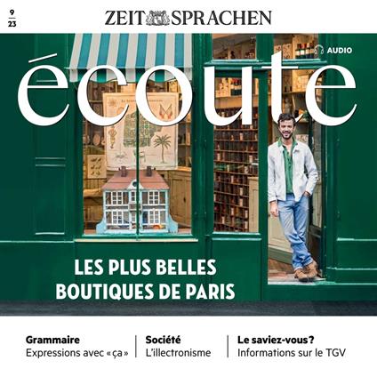 Französisch lernen Audio – Die schönsten Geschäfte in Paris