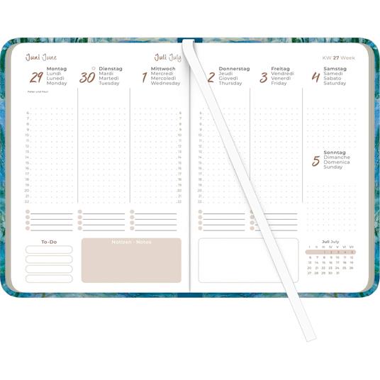 ALPHA EDITION - Agenda 2026, 10,7x15,2 cm, Lady Journal Monet - 2