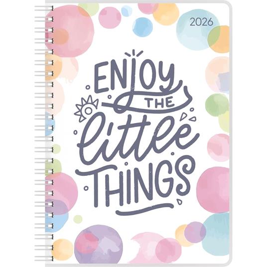 ALPHA EDITION - Agenda 2026, 15x21 cm, Ladytimer spiralata Little Things