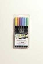 Pennarello doppia punta Lyra Aqua Brush duo Pastel Set da 6 pezzi
