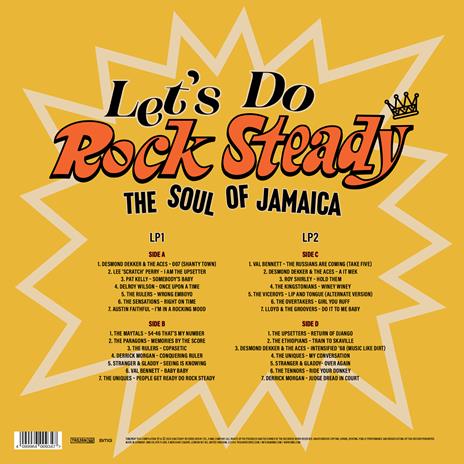 Let's Do Rock Steady (The Soul of Jamaica) - Vinile LP - 3